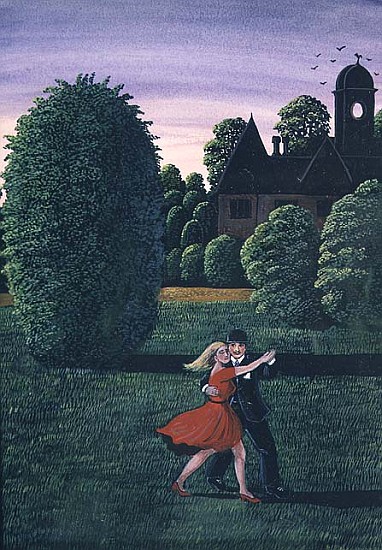 Dancing the Fandango, 1982 (gouache)  a Liz  Wright