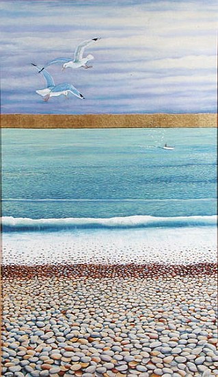 Seagulls, 2003 (oil on canvas)  a Liz  Wright