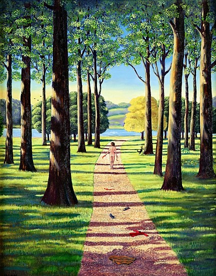 Stroll in Richmond Park, 1995  a Liz  Wright