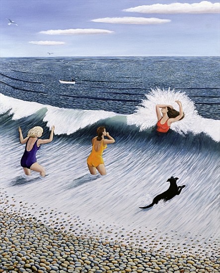 Taking the Plunge, 2005 (oil on canvas)  a Liz  Wright
