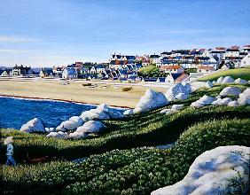 A View of Fortuneswell, 2005 (oil on canvas) 