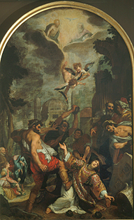 Das Martyrium des Hl. Stephan. a Lodovico Cigoli (Cardi da)