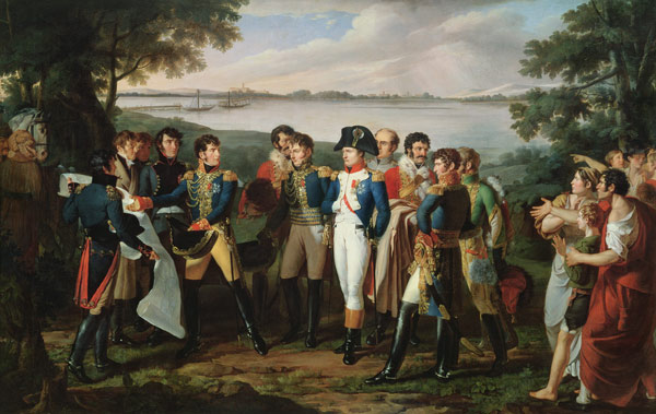 Napoleon (1769-1821) Orders the River Danube to be Bridged at Ebersdorf in order to Reach the Island a Lodovico Venuti