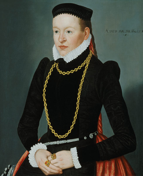 Portrait of a lady a Lorenz Strauch