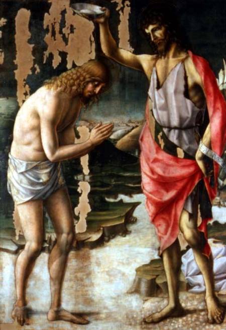 The Baptism of Christ a Lorenzo d'Alessandro  da Severino II