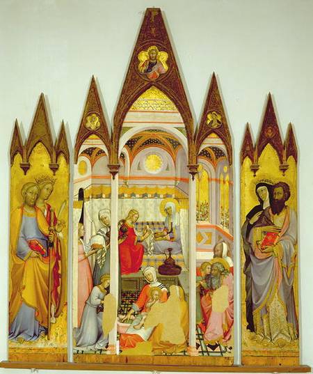 Panel from the door of the reliquary of Santa Maria della Scala depicting scenes of the Passion of C a Lorenzo di Pietro Vecchietta