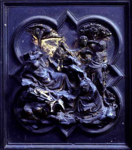 The Nativity, second panel of the North Doors of the Baptistery of San Giovanni a Lorenzo  Ghiberti