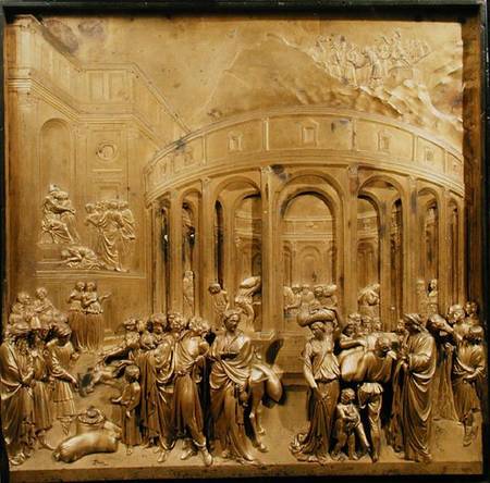The Story of Joseph, original panel from the East Doors of the Baptistery a Lorenzo  Ghiberti