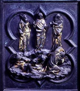 The Transfiguration, ninth panel of the North Doors of the Baptistery of San Giovanni