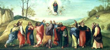 The Assumption of the Virgin (panel) a Lorenzo Lotto
