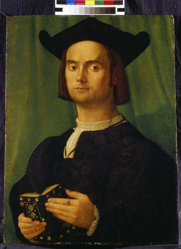 Portrait of a juvenile. a Lorenzo Lotto
