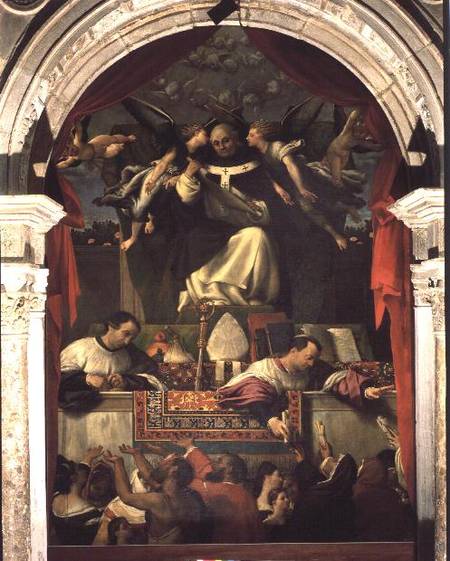 The Charity of St. Anthony a Lorenzo Lotto
