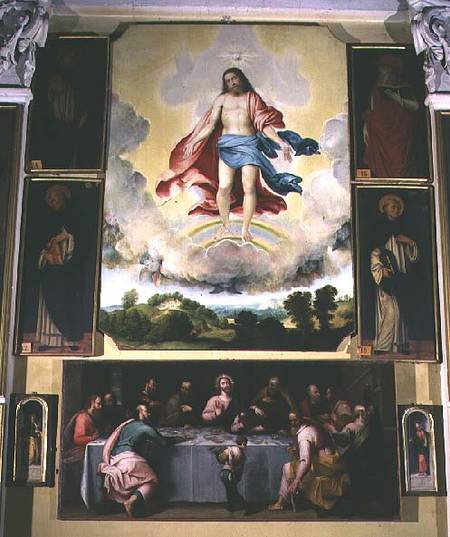 The Holy Trinity a Lorenzo Lotto