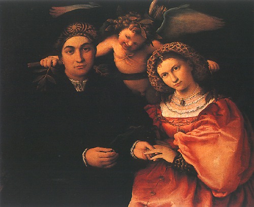 Marsilio Cassotto and his wife a Lorenzo Lotto
