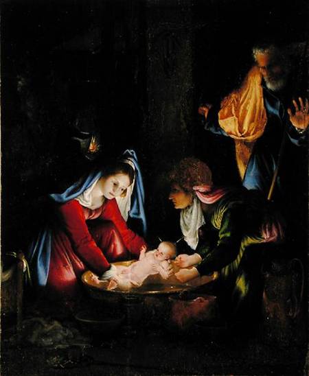 The Nativity a Lorenzo Lotto
