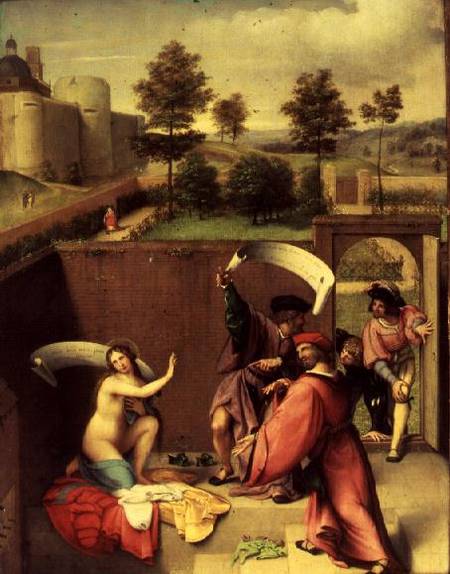 Susanna and the Elders a Lorenzo Lotto