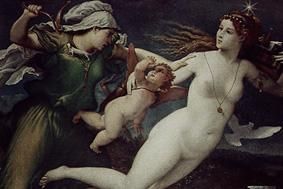 The triumph of the chasteness. a Lorenzo Lotto