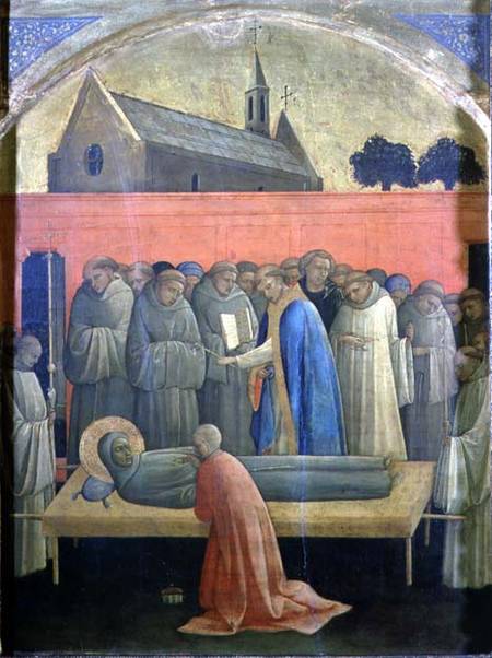 The Death of St. Francis a Lorenzo  Monaco