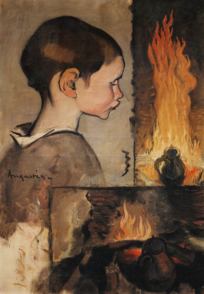 Profile of a child and a study of a still life a Louis Anquetin