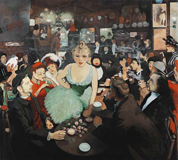 In the Aristide Bruant's Montmartre club "Le Mirliton" a Louis Anquetin