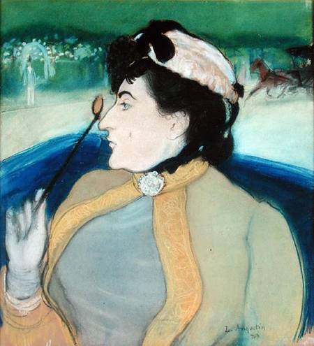 Woman in a Barouche a Louis Anquetin