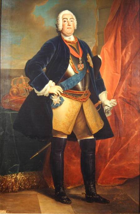 Frederick Augustus II (1696-1763) Elector of Saxony a Louis de Silvestre