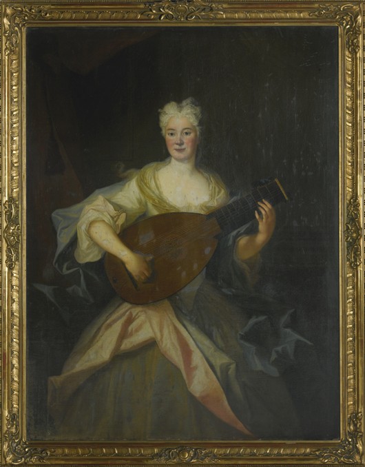 Portrait of Anna Constantia, Countess of Cosel (1680-1765), nee von Brockdorff a Louis de Silvestre