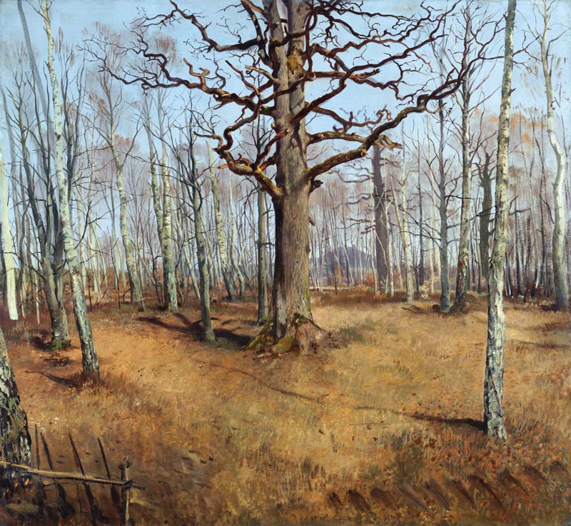 Wermsdorfer woods. a Louis Ferdinand von Rayski