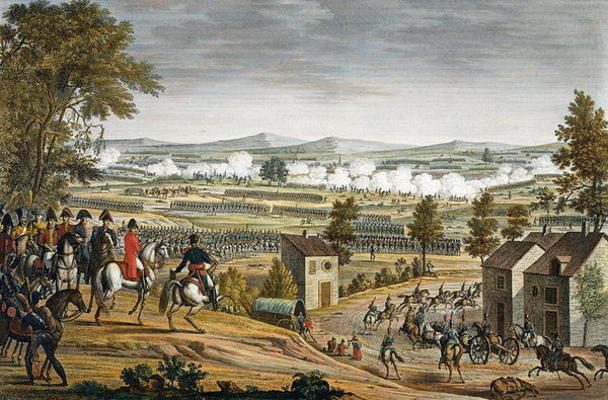 The Battle of Lutzen, 2 May 1813, engraved by Edme Bovinet (1767-1832) (aquatint) a Louis Francois Couche