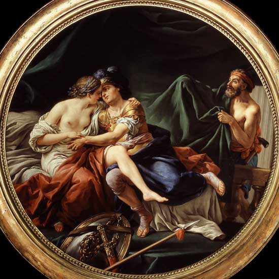 Mars and Venus Surprised by Vulcan a Louis François Lagrenée