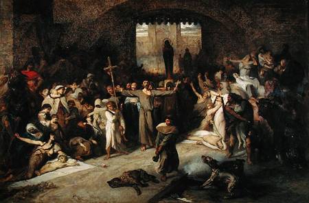 The Plague of Tournai in 1095 a Louis Gallait