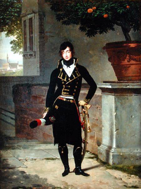 Portrait of an Officer of the Cisalpine Republic a Louis Gauffier