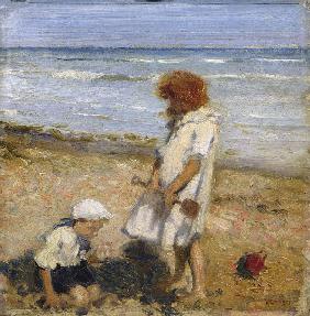 Playing on the Beach