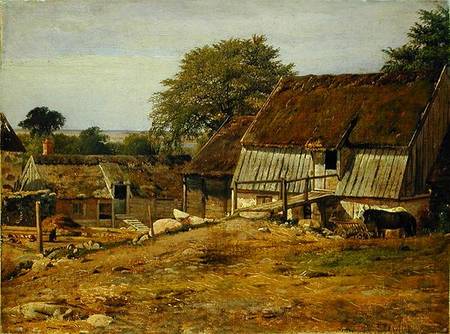 A Farmhouse in Sweden a Louis Gurlitt