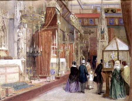 The Medieval Court of the Great Exhibition of 1851 a Louis Haghe