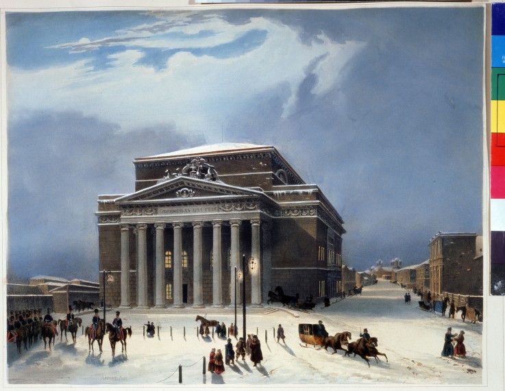 The Bolshoi Theatre in Moscow a Louis Jules Arnout