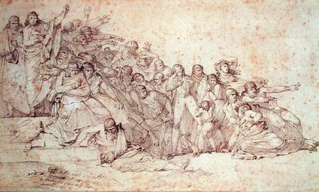 Massacre of the Patriots at the Champ de Mars a Louis Lafitte