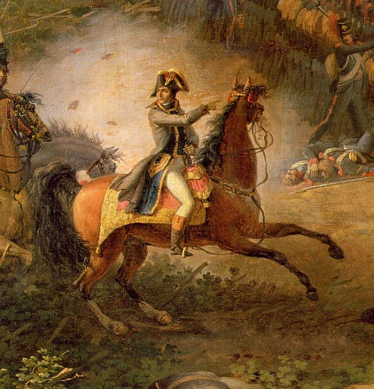 The Battle of Marengo, detail of Napoleon Bonaparte (1769-1821) and his Major, 1801 (detail of 15377 a Louis Lejeune