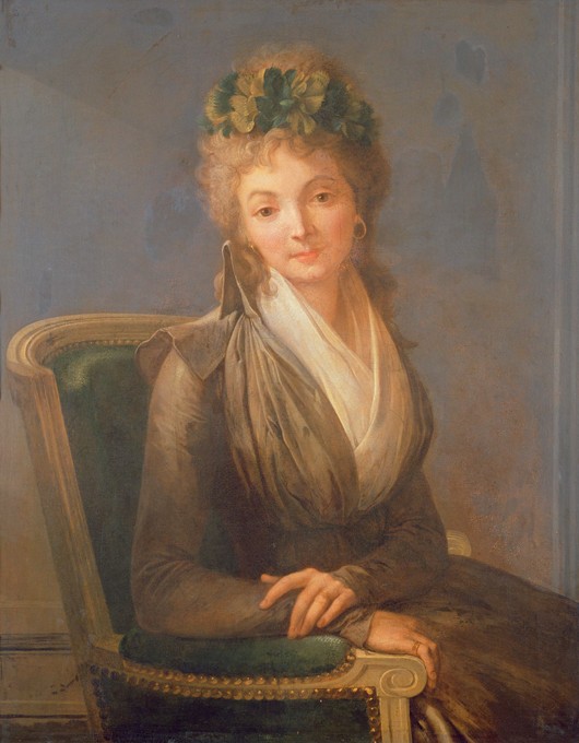 Portrait of Lucile Desmoulins, nee Duplessis (1770-1794) a Louis-Léopold Boilly