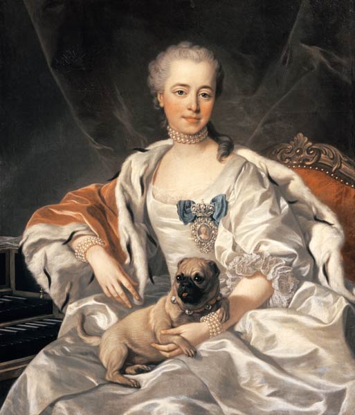 Princess Ekaterina Golitsyna (1720-91) a Louis Michel van Loo