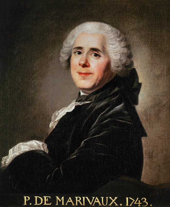 Portrait of Pierre Carlet de Chamblain de Marivaux (1688-1763) a Louis Michel van Loo