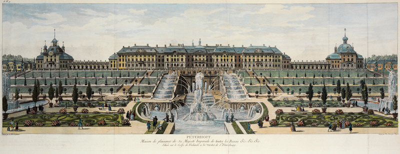 Peterhof Palace a Louis-Nicolas de Lespinasse