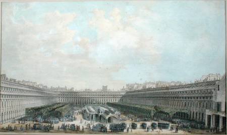 The Garden of the Palais Royal a Louis-Nicolas de Lespinasse