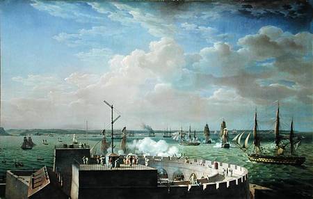 Cherbourg Harbour a Louis Philippe Crepin