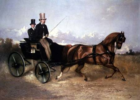 M. le comte de M. dans son Cabriolet a Louis Robert Heyrault