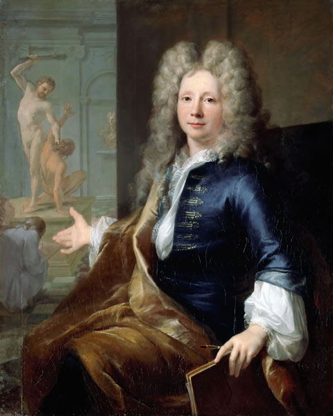 Portrait of Louis Boullogne the Younger (1654-1733) a Louis Tocqué
