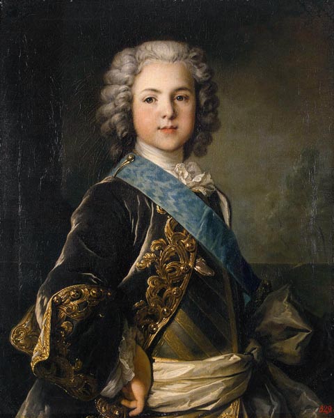 Portrait of Louis, Grand Dauphin of France a Louis Tocqué