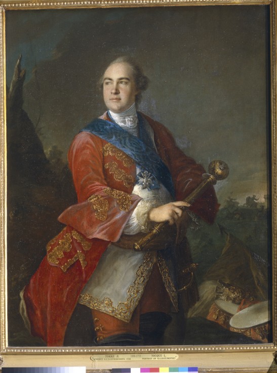 Portrait of Count Kirill Razumovsky (1728-1803), the last Hetman of Ukraine a Louis Tocqué