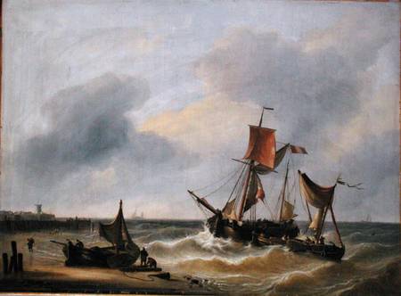 Coastal View a Louis Verboeckhoven