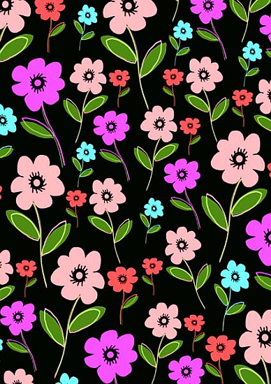 Retro Florals a  Louisa  Hereford